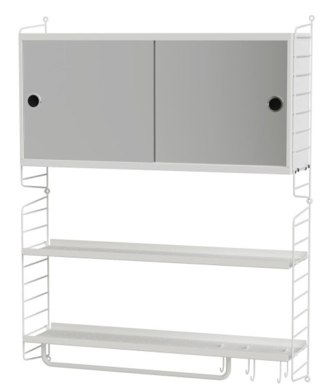 String Bathroom Wall Shelving System C String Furniture